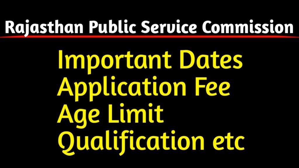 Rajasthan Public Service Commission Recruitment