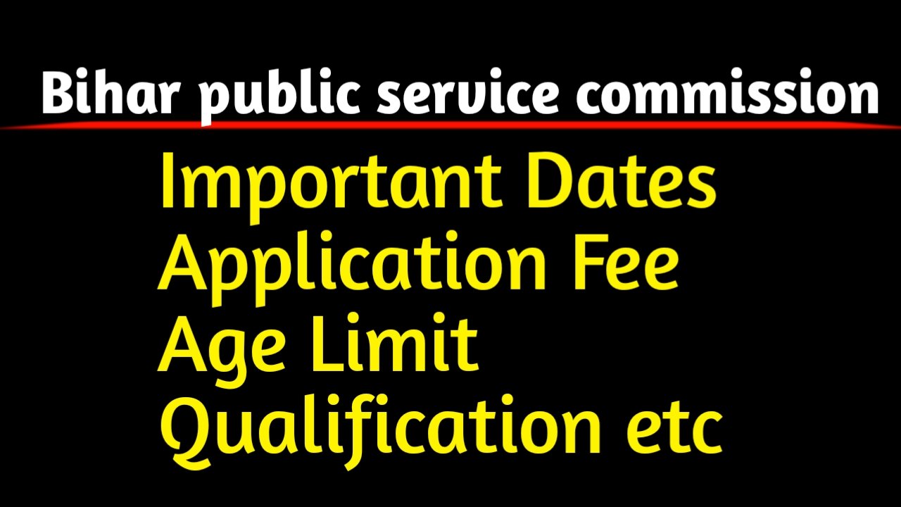 Bihar public service commission vacancy