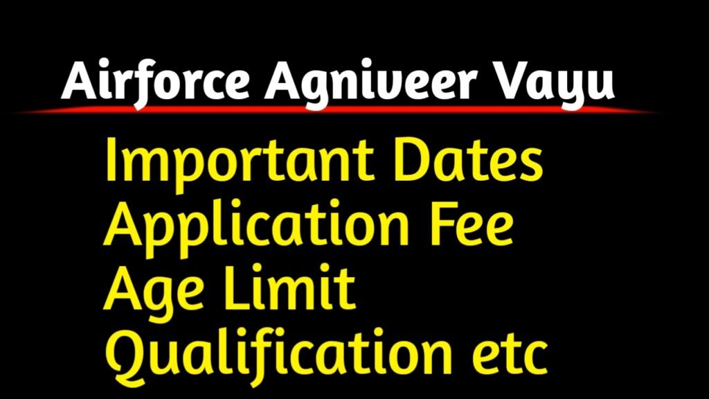 Airforce Agniveer Vayu Recruitment 2023